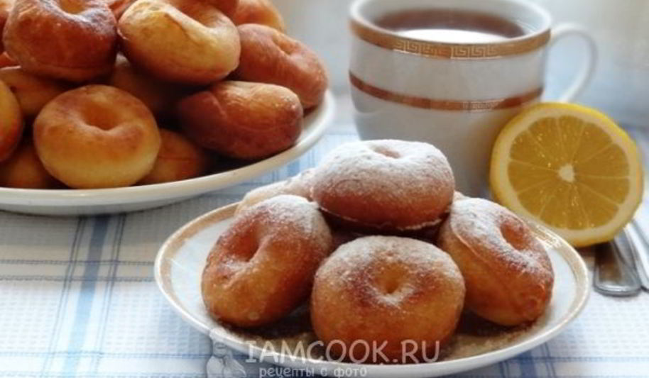 Рецепт пончиков дрожжевых