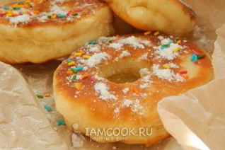 Пончики на кефире за 15 минут