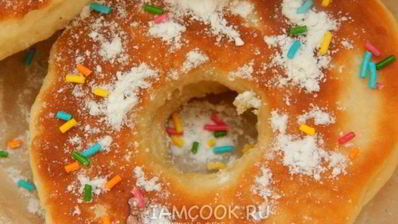 пончики на кефире за 15 минут