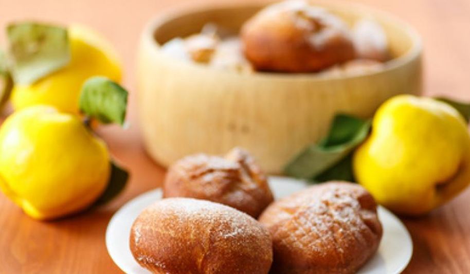 Рецепт пончиков с начинкой из айвы