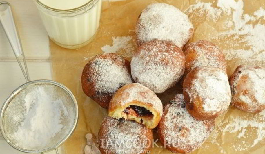 Рецепт пончиков с начинкой
