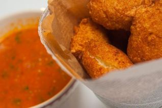 Пончики с треской