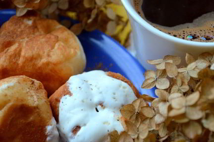 Пончики с творогом