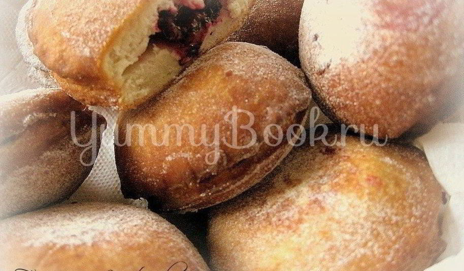 Рецепт пончиков с вишней