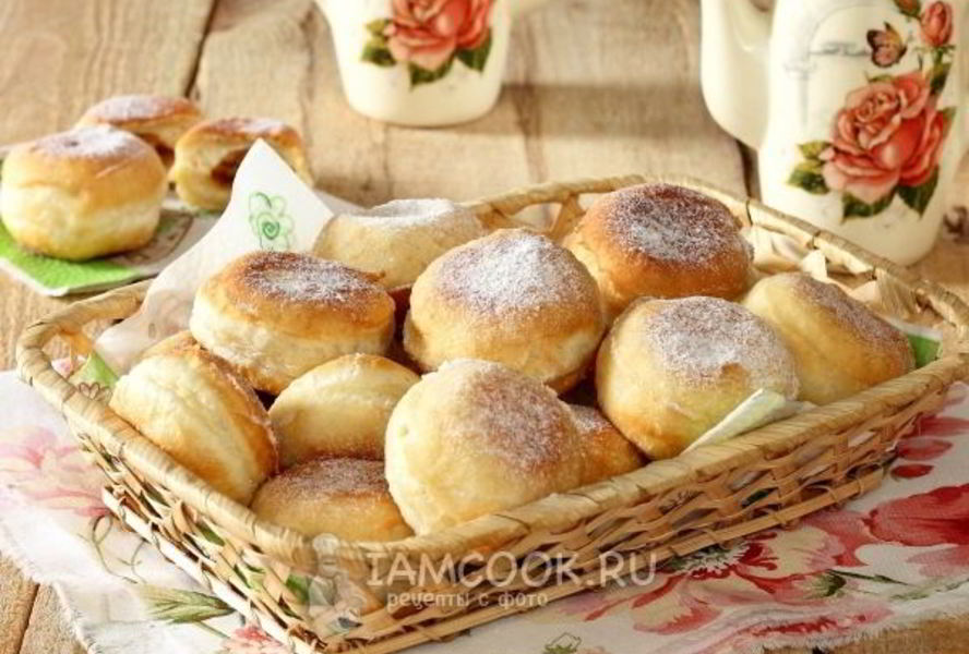 Пончики со сгущенкой