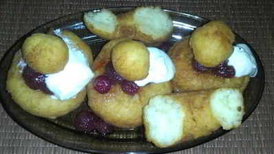 румынские творожные пончики папанаши