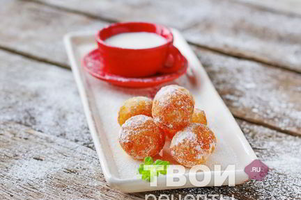 Творожные пончики