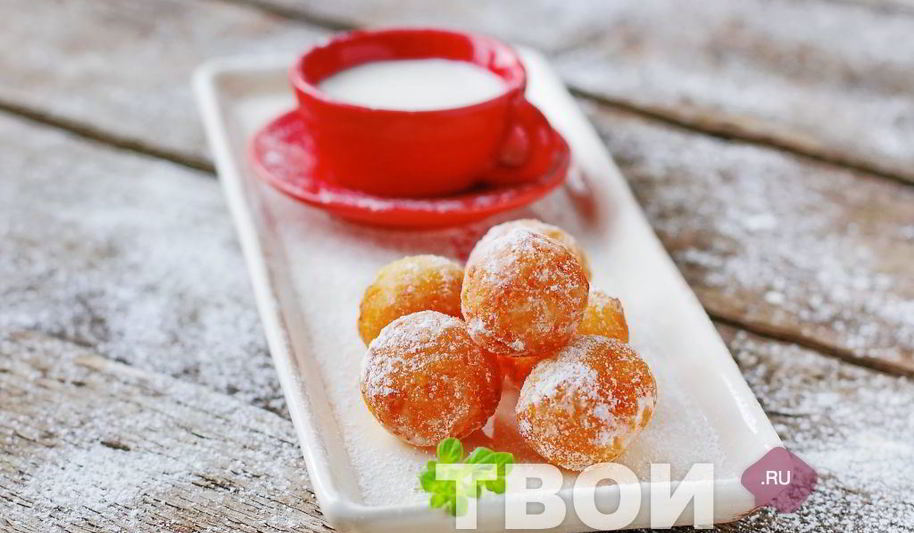Рецепт творожных пончиков
