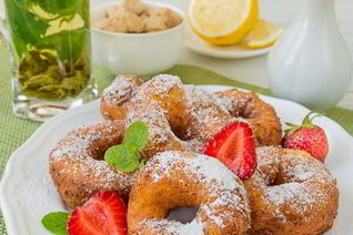 Утренние творожные пончики