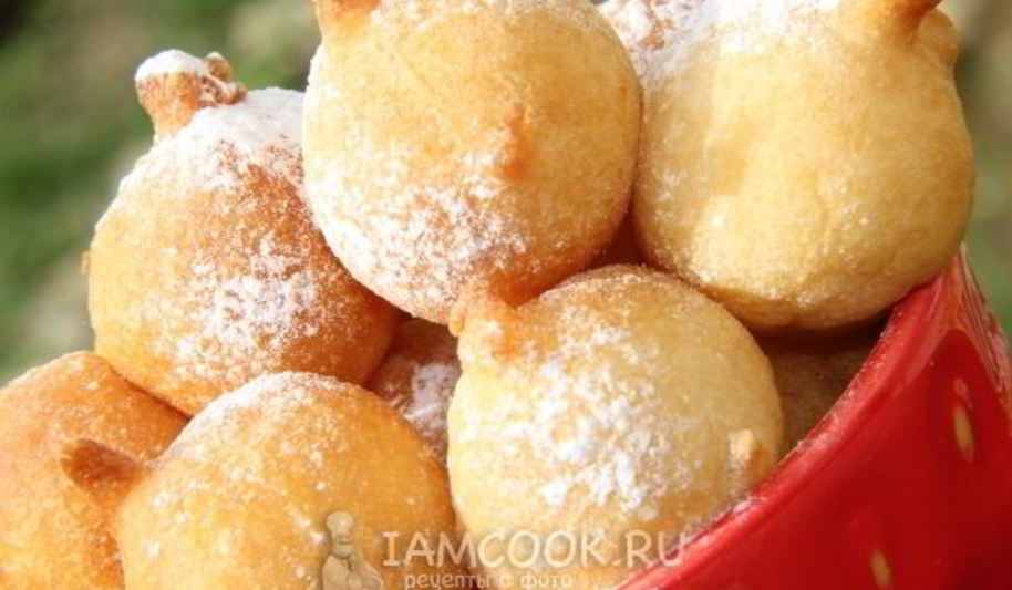 Рецепт воздушных пончиков на кефире