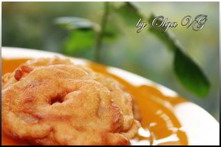 Яблочные пончики