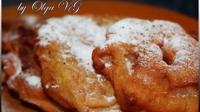 яблочные пончики