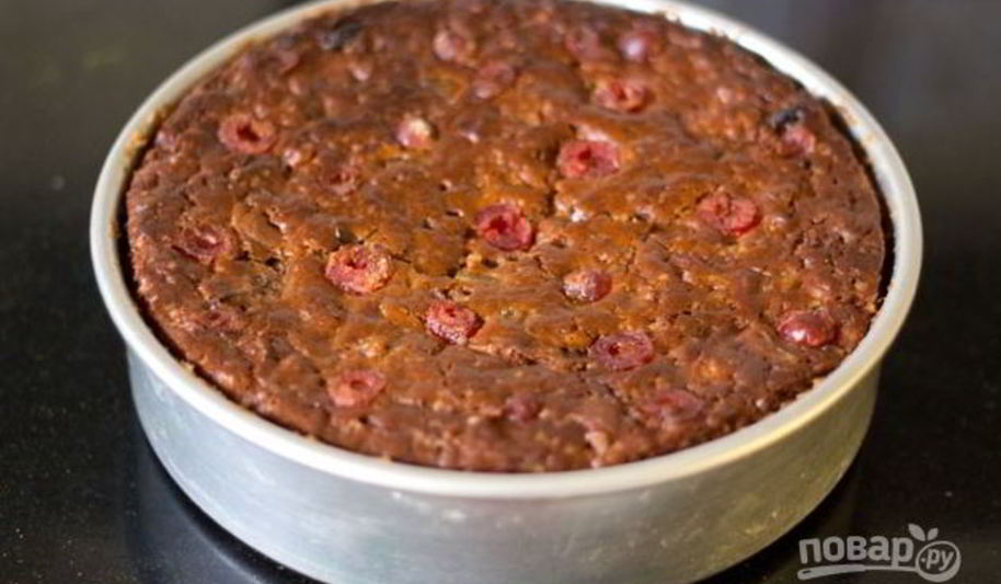 Рецепт коврижки с сухофруктами