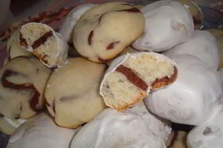 Мягкие пряники в белой глазури к чаю