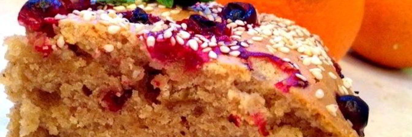 Постная коврижка с апельсиновым соком