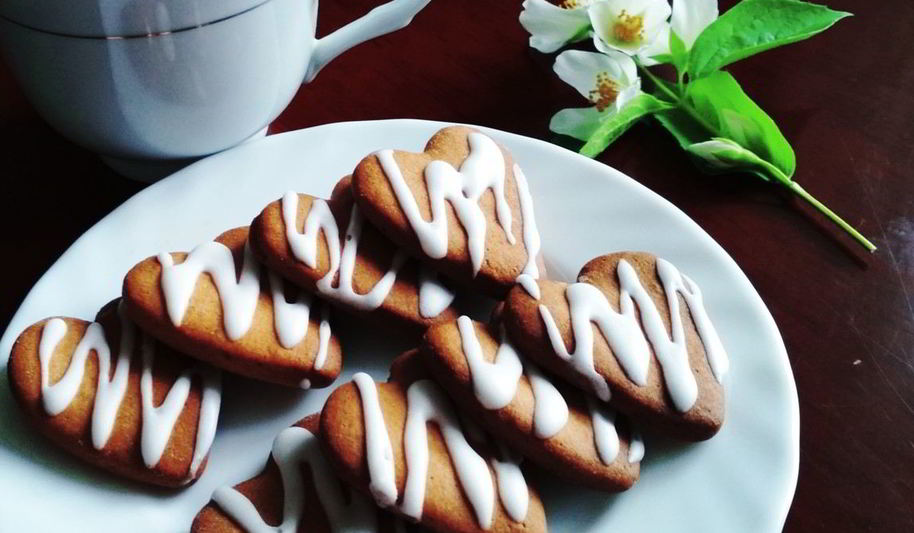 Рецепт пряничных сердечек