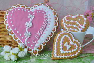 Пряники на День Святого Валентина
