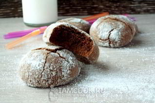 Пряники с шоколадом