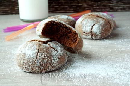 Пряники с шоколадом