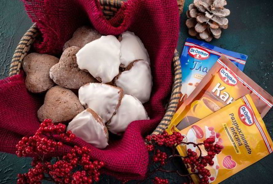 Шоколадные пряники с глазурью