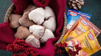 шоколадные пряники с глазурью