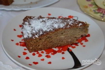 Вкусная коврижка с вареньем