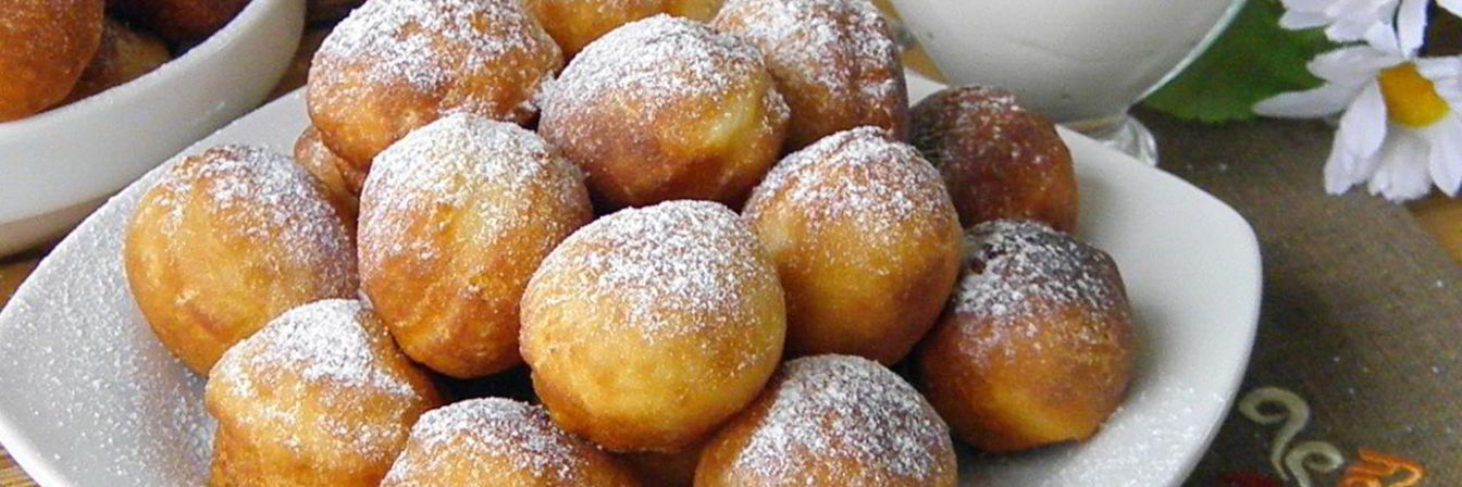 Пышки на кефире, жаренные на сковороде