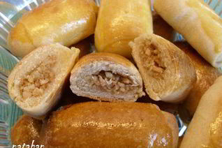 Рулетики песочные с орехами