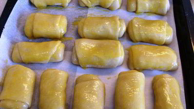 рулетики песочные с орехами