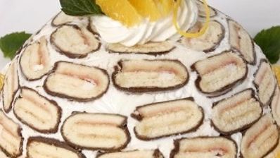 апельсиновая шарлотка