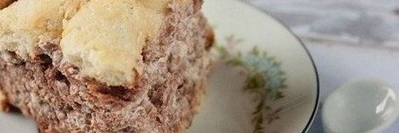 Французская шарлотка с ликером и шоколадом