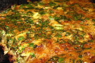 Капустная шарлотка