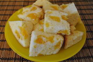 Простая апельсиновая шарлотка