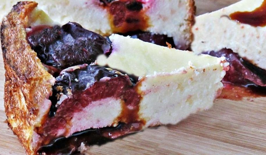 Рецепт шарлотки-чизкейка