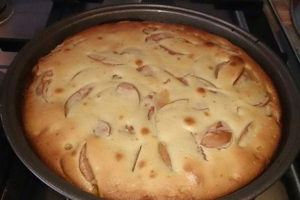 Шарлотка из яблок