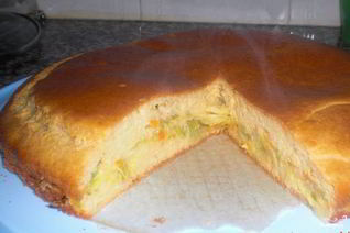 Шарлотка на кефире