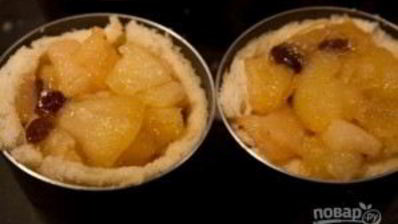 шарлотка с грушами