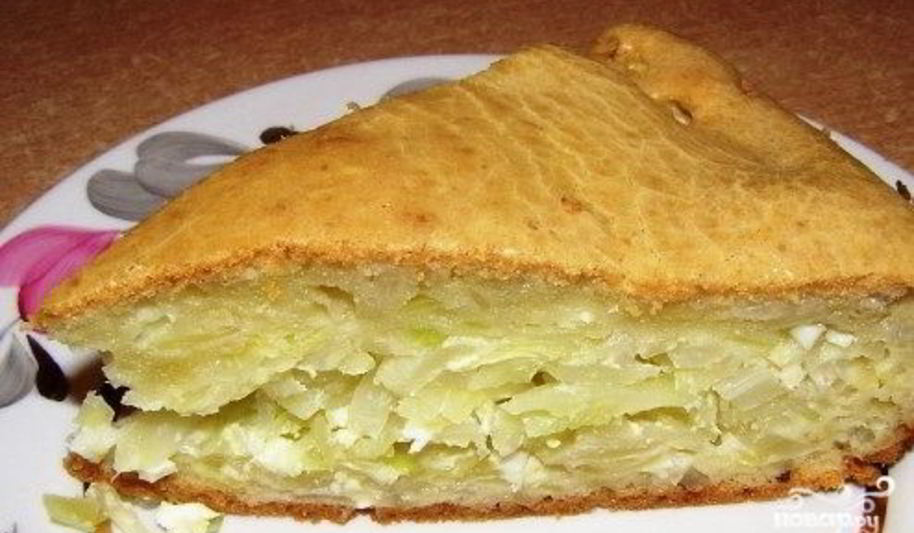 Рецепт шарлотки с капустой в духовке