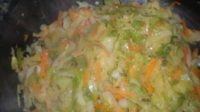 шарлотка с капустой