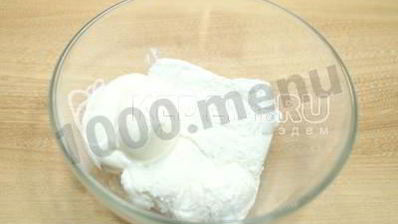 шарлотка с творогом и яблоками