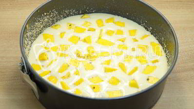 шарлотка с тыквой