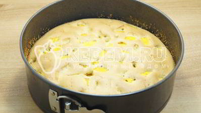 шарлотка с тыквой