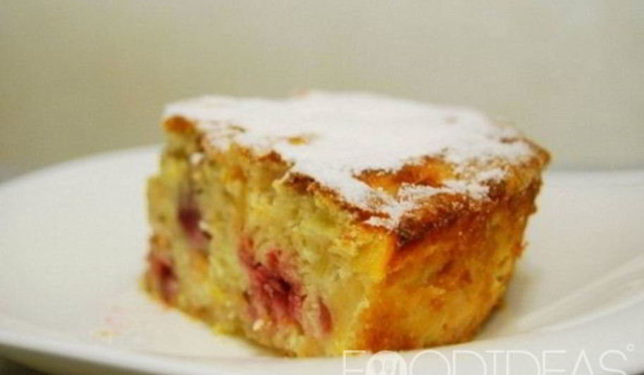 Рецепт шарлотки с вишней