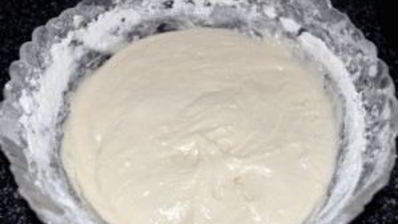 шарлотка с яблоками и черешней