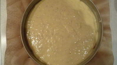 шарлотка с яблоками и облепиховым йогуртом