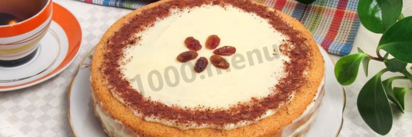 Шарлотка с заварным кремом