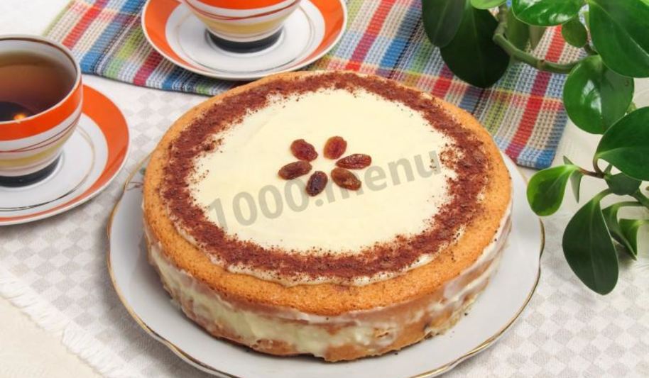 Рецепт шарлотки с заварным кремом