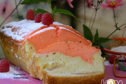 Шарлотка творожная