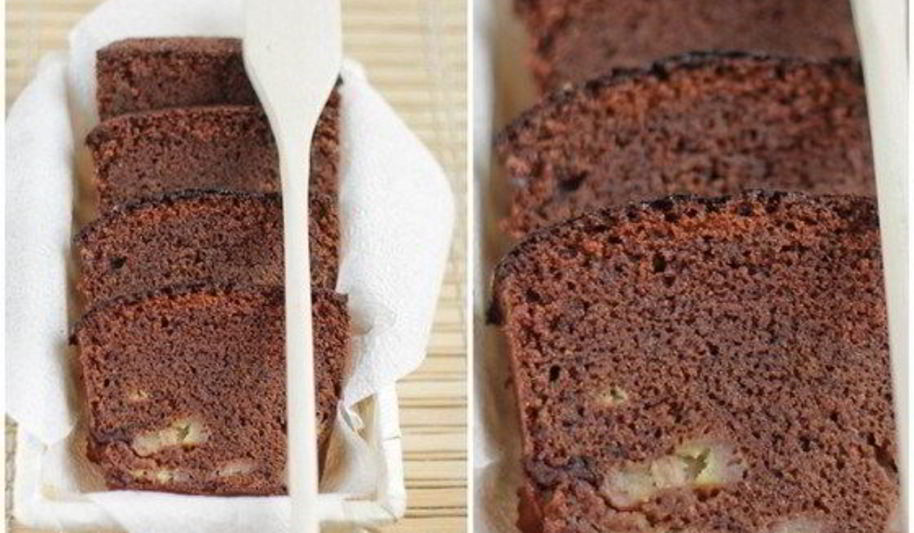 Рецепт шоколадна-банановой шарлотка