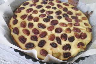 Творожная шарлотка с изюминкой